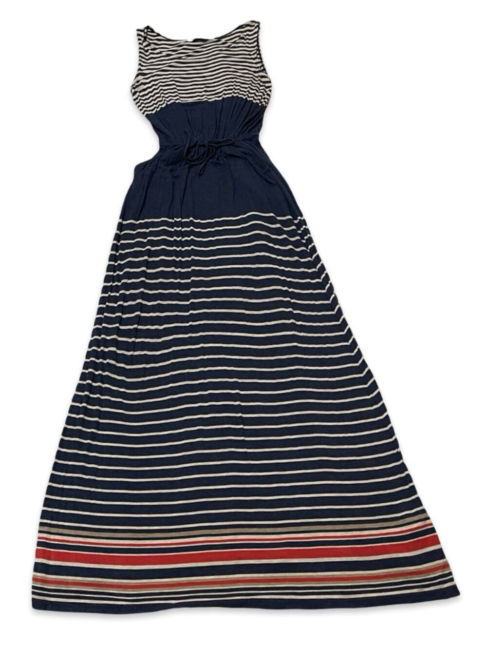 Full Length Striped Maxi Dress